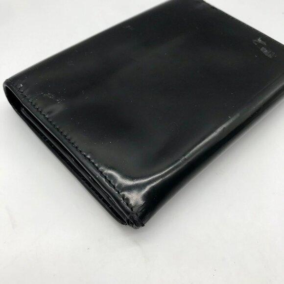 Gucci Black Patent Leather Tri-Fold Embossed Wallet - Picture 9 of 12